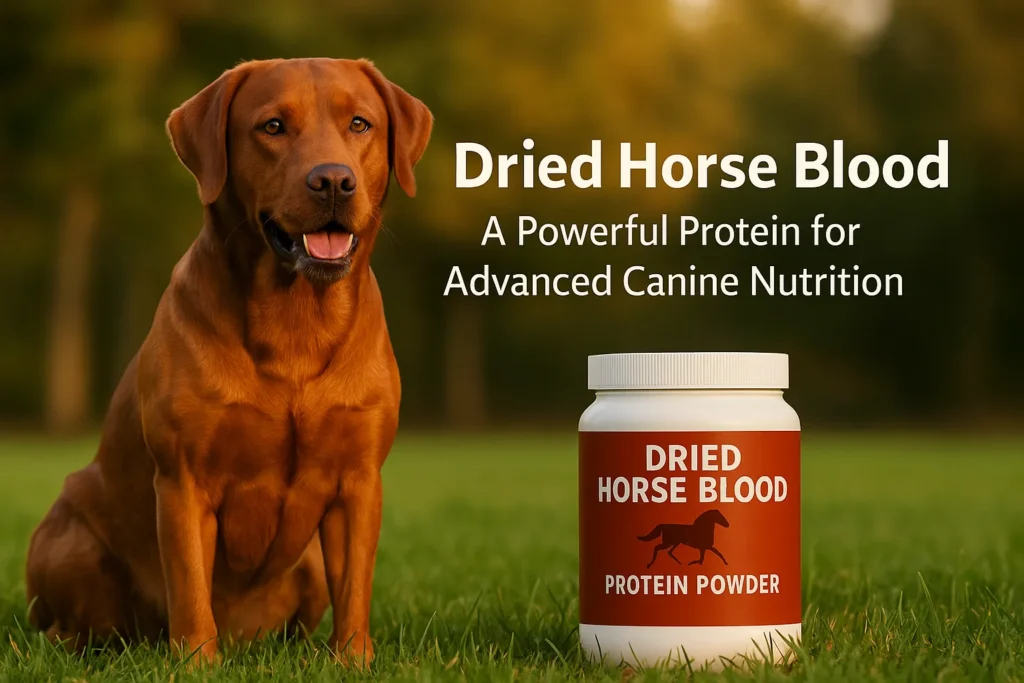 Dried Horse Blood - A Powerful Protein for Advanced Canine Nutrition