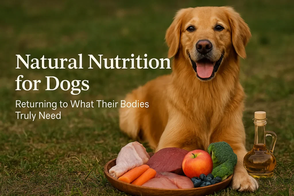 Natural Nutrition for Dogs Returning to What Their Bodies Truly Need